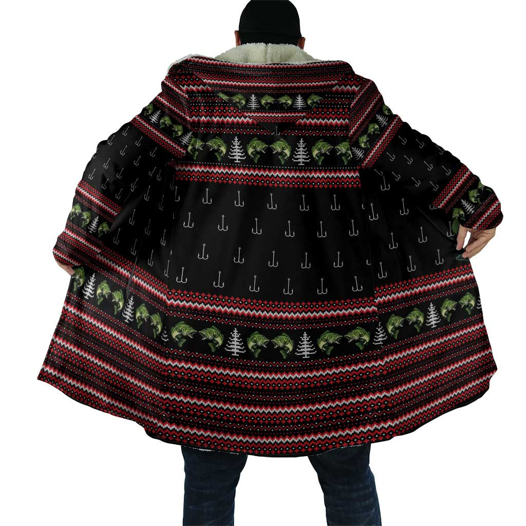 Merry Fishmas Christmas Cloak Xmas Holiday Patterns - Wonder Print Shop