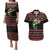 Merry Fishmas Christmas Couples Matching Puletasi and Hawaiian Shirt Xmas Holiday Patterns - Wonder Print Shop
