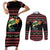 Merry Fishmas Christmas Couples Matching Short Sleeve Bodycon Dress and Long Sleeve Button Shirt Xmas Holiday Patterns - Wonder Print Shop