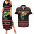Merry Fishmas Christmas Couples Matching Summer Maxi Dress and Hawaiian Shirt Xmas Holiday Patterns - Wonder Print Shop