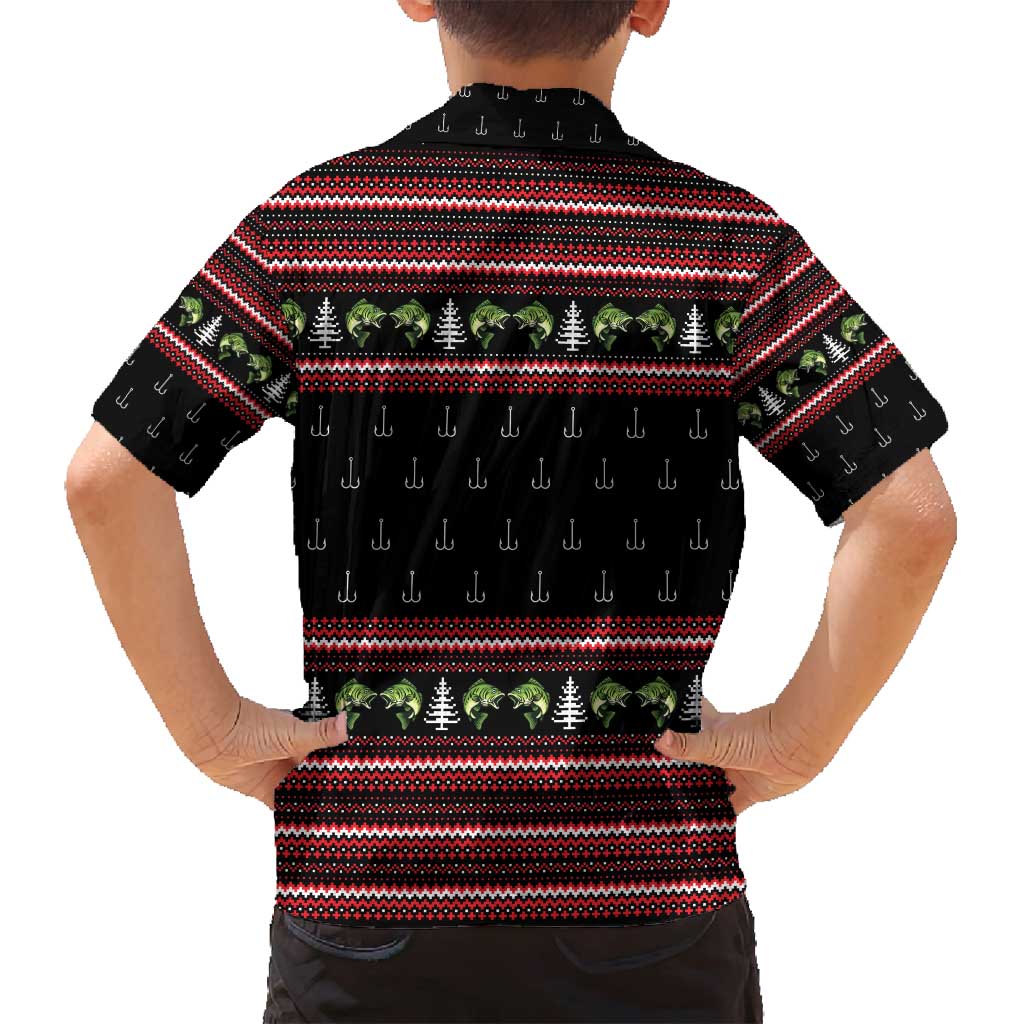 Merry Fishmas Christmas Family Matching Long Sleeve Bodycon Dress and Hawaiian Shirt Xmas Holiday Patterns - Wonder Print Shop