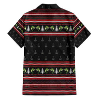 Merry Fishmas Christmas Family Matching Off The Shoulder Long Sleeve Dress and Hawaiian Shirt Xmas Holiday Patterns - Wonder Print Shop