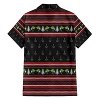 Merry Fishmas Christmas Family Matching Off Shoulder Maxi Dress and Hawaiian Shirt Xmas Holiday Patterns - Wonder Print Shop