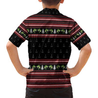 Merry Fishmas Christmas Family Matching Summer Maxi Dress and Hawaiian Shirt Xmas Holiday Patterns - Wonder Print Shop