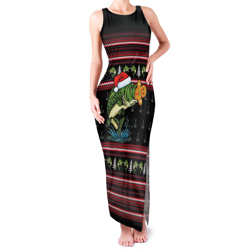 Merry Fishmas Christmas Family Matching Tank Maxi Dress and Hawaiian Shirt Xmas Holiday Patterns - Wonder Print Shop