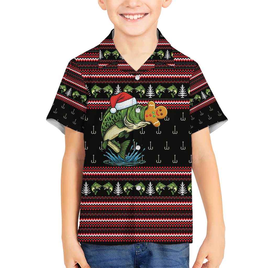 Merry Fishmas Christmas Family Matching Tank Maxi Dress and Hawaiian Shirt Xmas Holiday Patterns - Wonder Print Shop