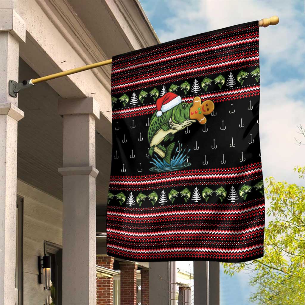 Merry Fishmas Christmas Garden Flag Xmas Holiday Patterns - Wonder Print Shop