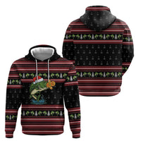 Merry Fishmas Christmas Hoodie Xmas Holiday Patterns - Wonder Print Shop
