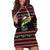 Merry Fishmas Christmas Hoodie Dress Xmas Holiday Patterns - Wonder Print Shop