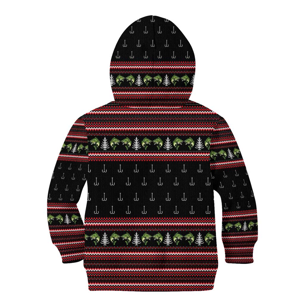Merry Fishmas Christmas Kid Hoodie Xmas Holiday Patterns - Wonder Print Shop
