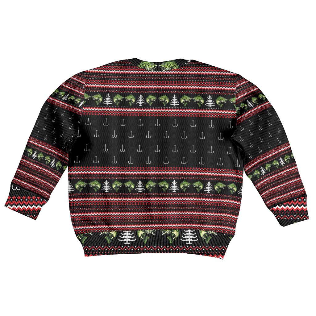 Merry Fishmas Christmas Kid Ugly Christmas Sweater Xmas Holiday Patterns - Wonder Print Shop