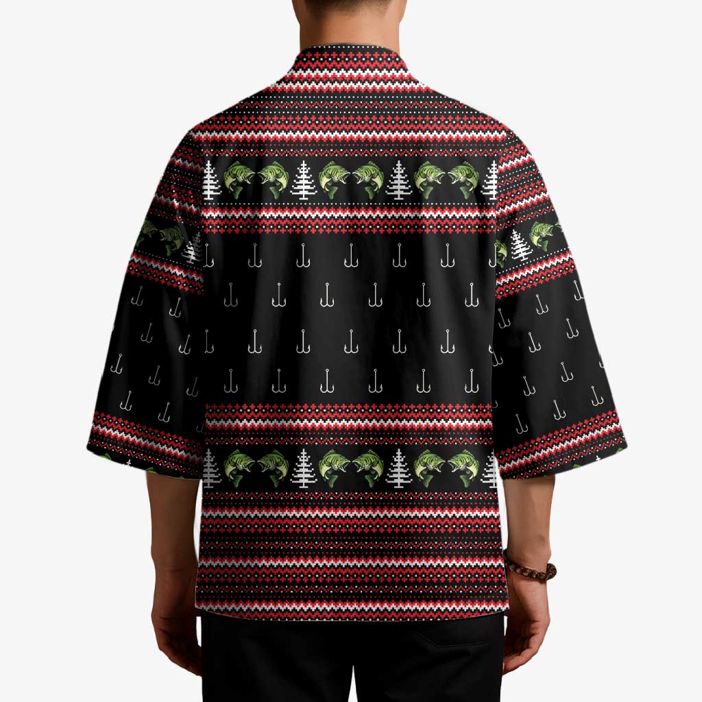 Merry Fishmas Christmas Kimono Xmas Holiday Patterns - Wonder Print Shop
