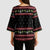 Merry Fishmas Christmas Kimono Sleeve Blouse Xmas Holiday Patterns - Wonder Print Shop