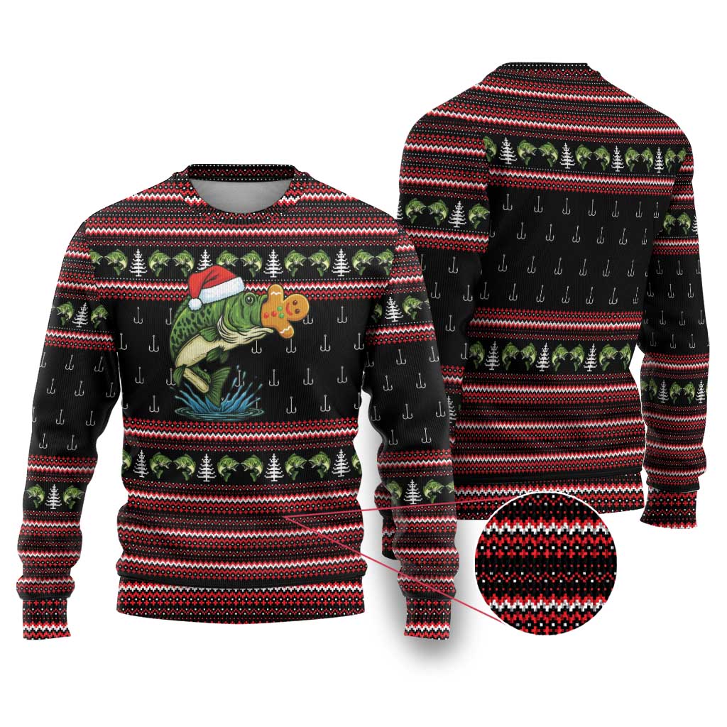 Merry Fishmas Christmas Ugly Christmas Sweater Xmas Holiday Patterns - Wonder Print Shop