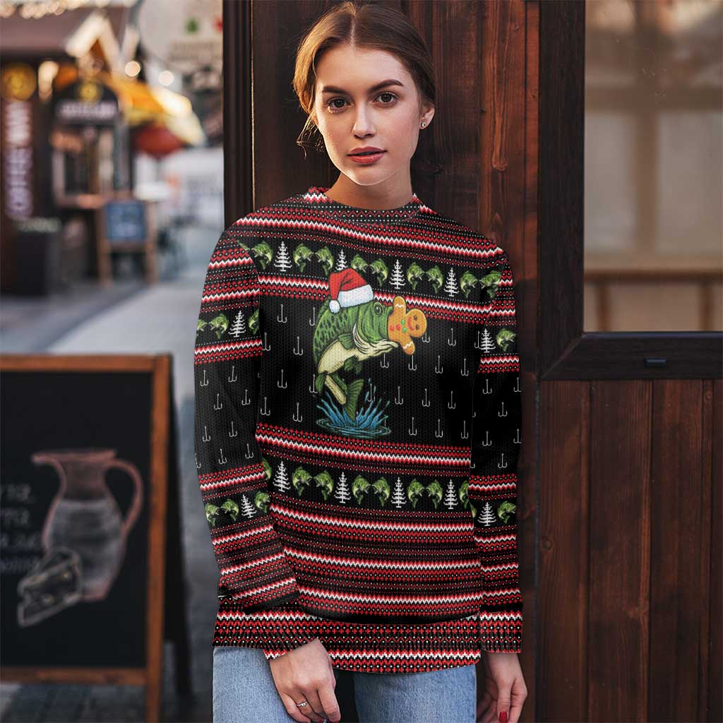 Merry Fishmas Christmas Ugly Christmas Sweater Xmas Holiday Patterns - Wonder Print Shop