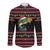 Merry Fishmas Christmas Long Sleeve Button Shirt Xmas Holiday Patterns - Wonder Print Shop