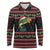 Merry Fishmas Christmas Long Sleeve Polo Shirt Xmas Holiday Patterns - Wonder Print Shop
