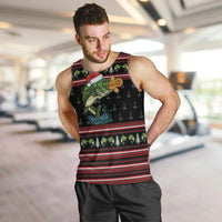 Merry Fishmas Christmas Men Tank Top Xmas Holiday Patterns - Wonder Print Shop