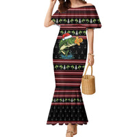 Merry Fishmas Christmas Mermaid Dress Xmas Holiday Patterns - Wonder Print Shop