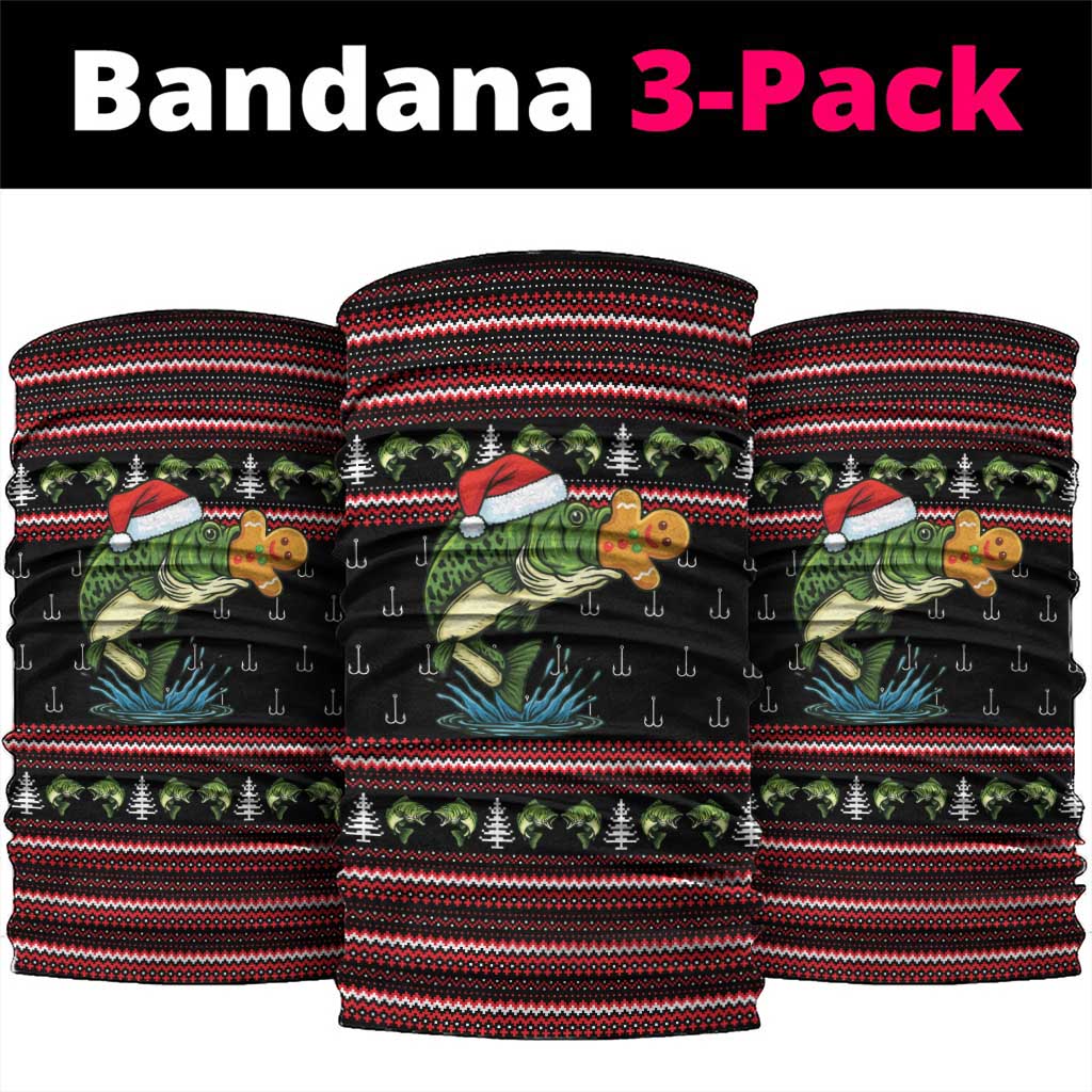 Merry Fishmas Christmas Neck Gaiter Xmas Holiday Patterns - Wonder Print Shop