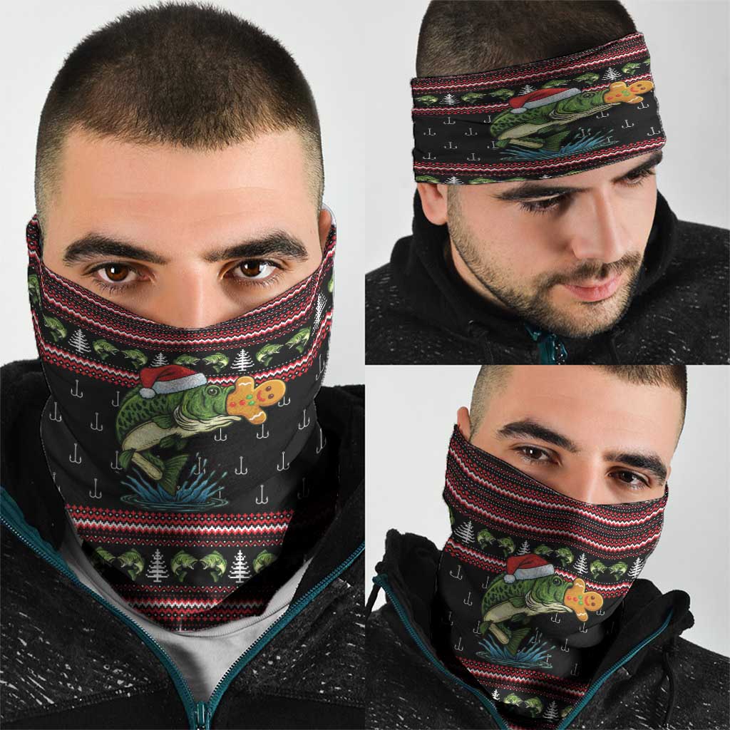 Merry Fishmas Christmas Neck Gaiter Xmas Holiday Patterns - Wonder Print Shop