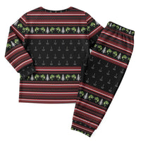 Merry Fishmas Christmas Pajama Set Xmas Holiday Patterns - Wonder Print Shop
