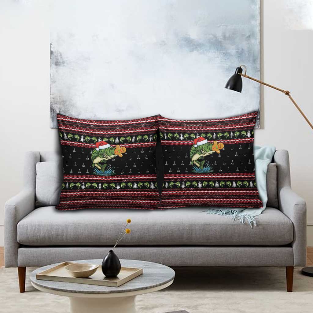 Merry Fishmas Christmas Pillow Cover Xmas Holiday Patterns - Wonder Print Shop