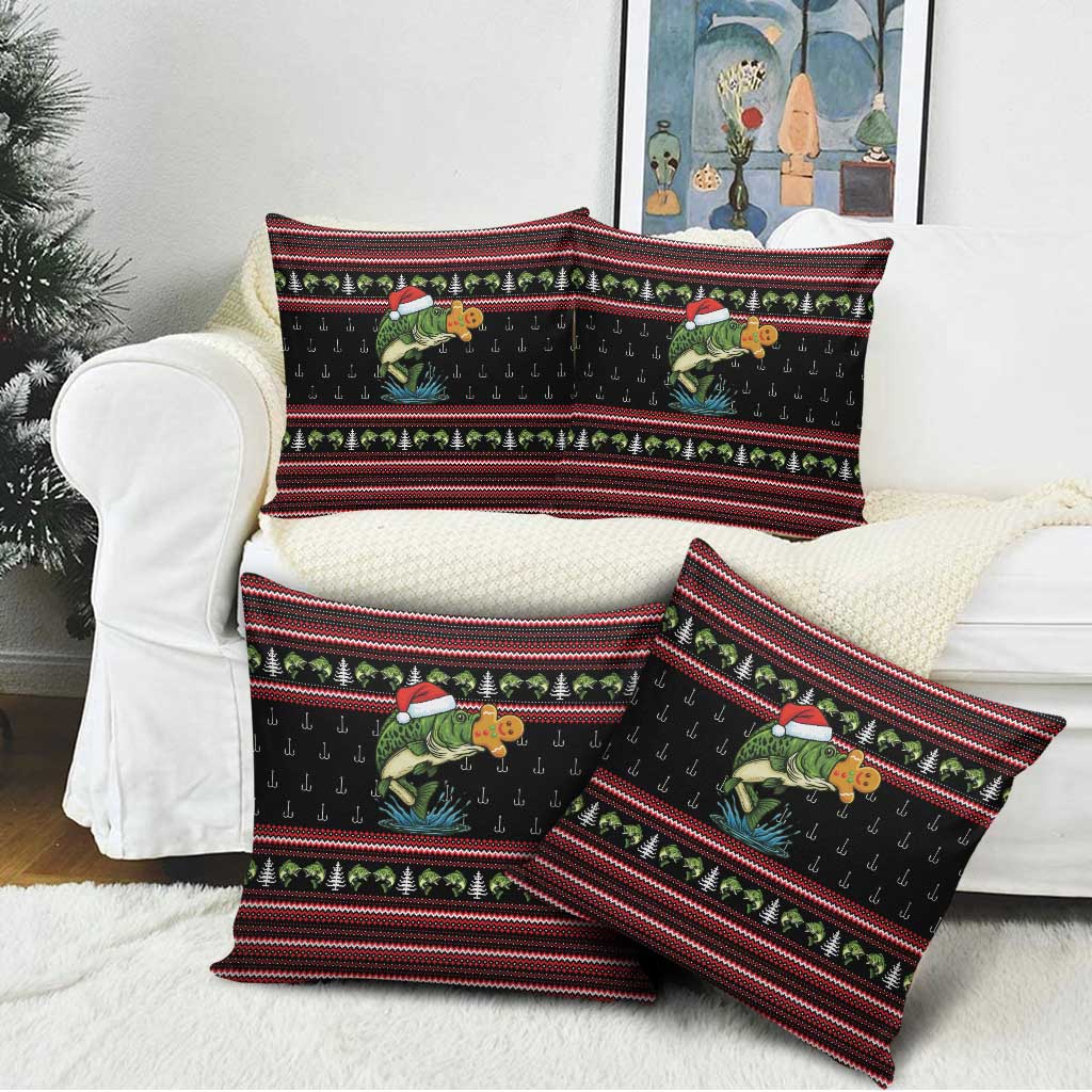 Merry Fishmas Christmas Pillow Cover Xmas Holiday Patterns - Wonder Print Shop
