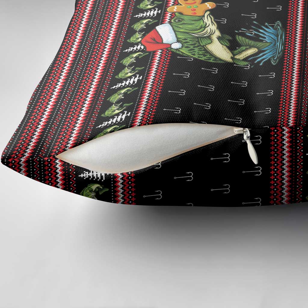Merry Fishmas Christmas Pillow Cover Xmas Holiday Patterns - Wonder Print Shop