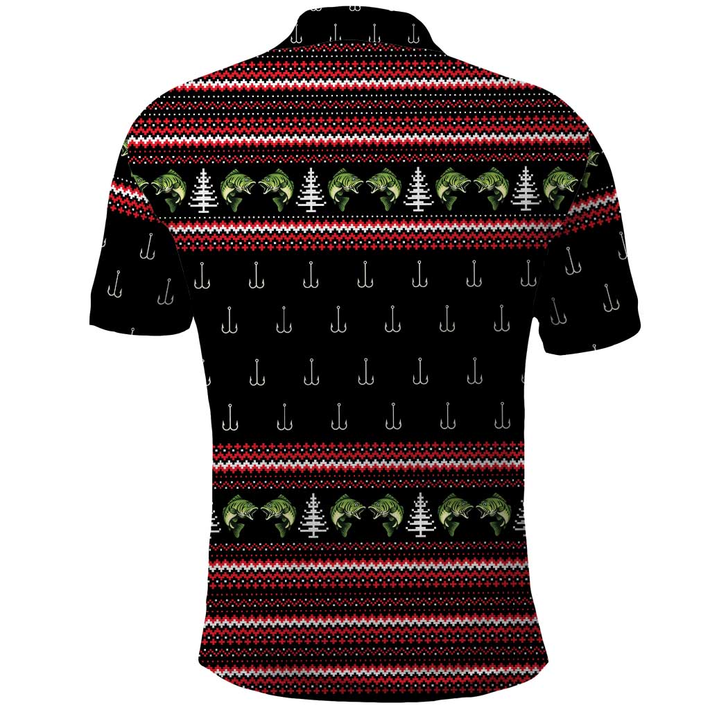Merry Fishmas Christmas Polo Shirt Xmas Holiday Patterns - Wonder Print Shop