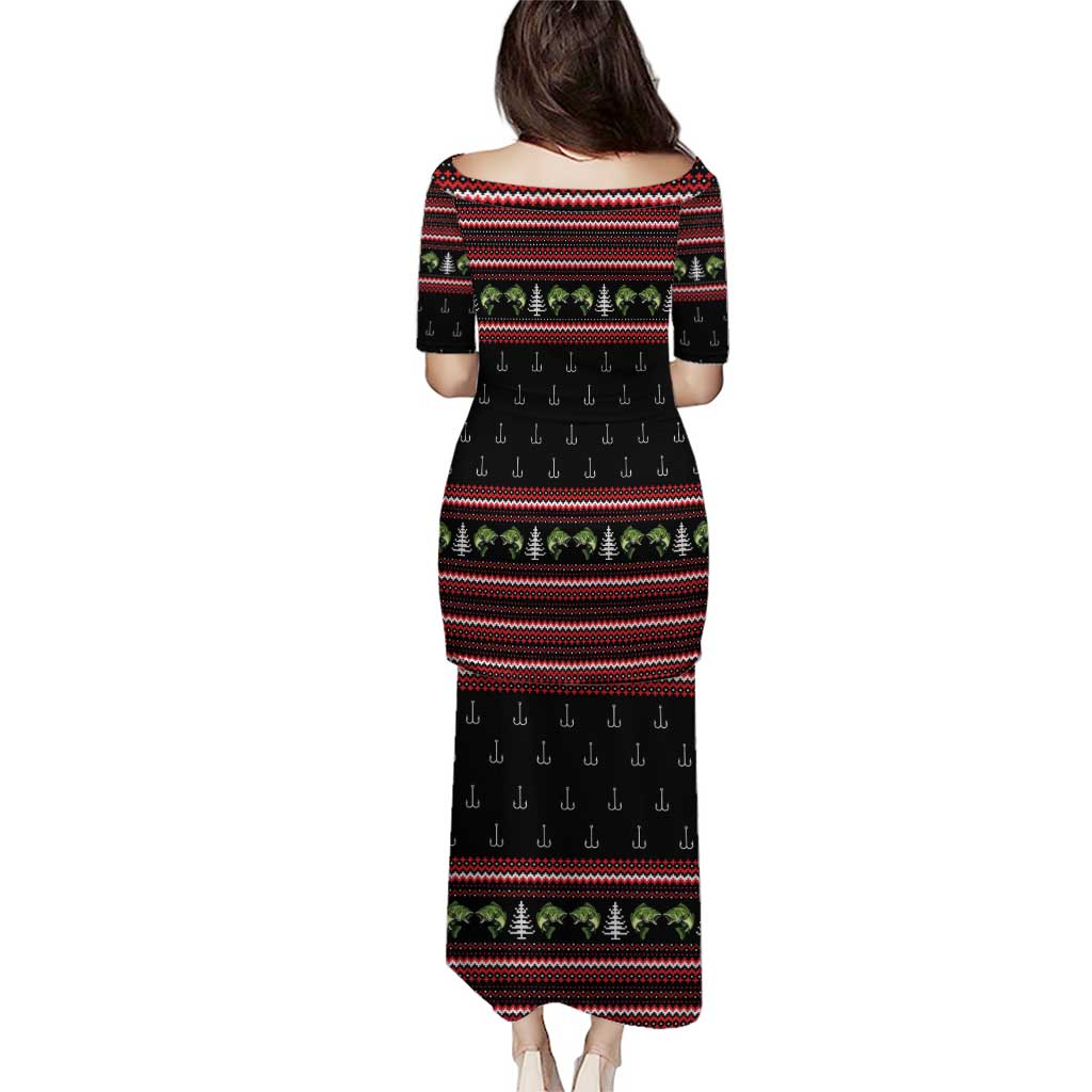 Merry Fishmas Christmas Puletasi Xmas Holiday Patterns - Wonder Print Shop