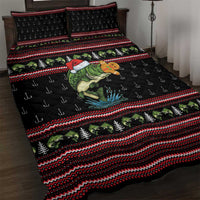 Merry Fishmas Christmas Quilt Bed Set Xmas Holiday Patterns - Wonder Print Shop
