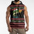 Merry Fishmas Christmas Sleeveless Hoodie Xmas Holiday Patterns - Wonder Print Shop