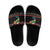 Merry Fishmas Christmas Slide Sandals Xmas Holiday Patterns - Wonder Print Shop