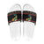 Merry Fishmas Christmas Slide Sandals Xmas Holiday Patterns - Wonder Print Shop