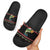 Merry Fishmas Christmas Slide Sandals Xmas Holiday Patterns - Wonder Print Shop