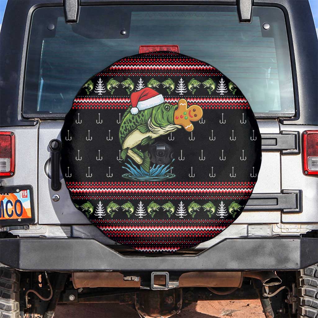 Merry Fishmas Christmas Spare Tire Cover Xmas Holiday Patterns - Wonder Print Shop
