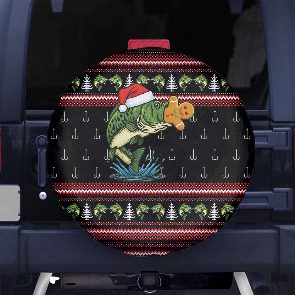 Merry Fishmas Christmas Spare Tire Cover Xmas Holiday Patterns - Wonder Print Shop