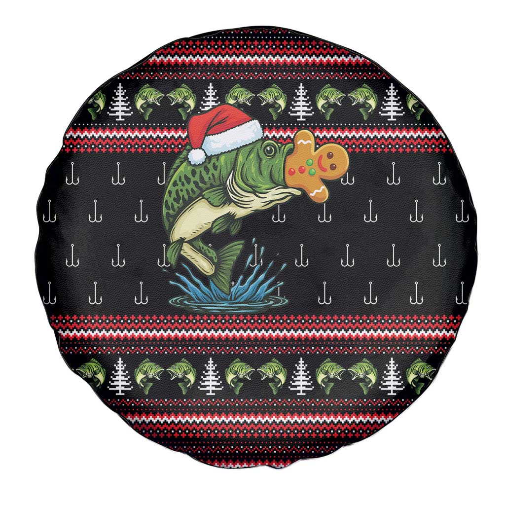 Merry Fishmas Christmas Spare Tire Cover Xmas Holiday Patterns - Wonder Print Shop
