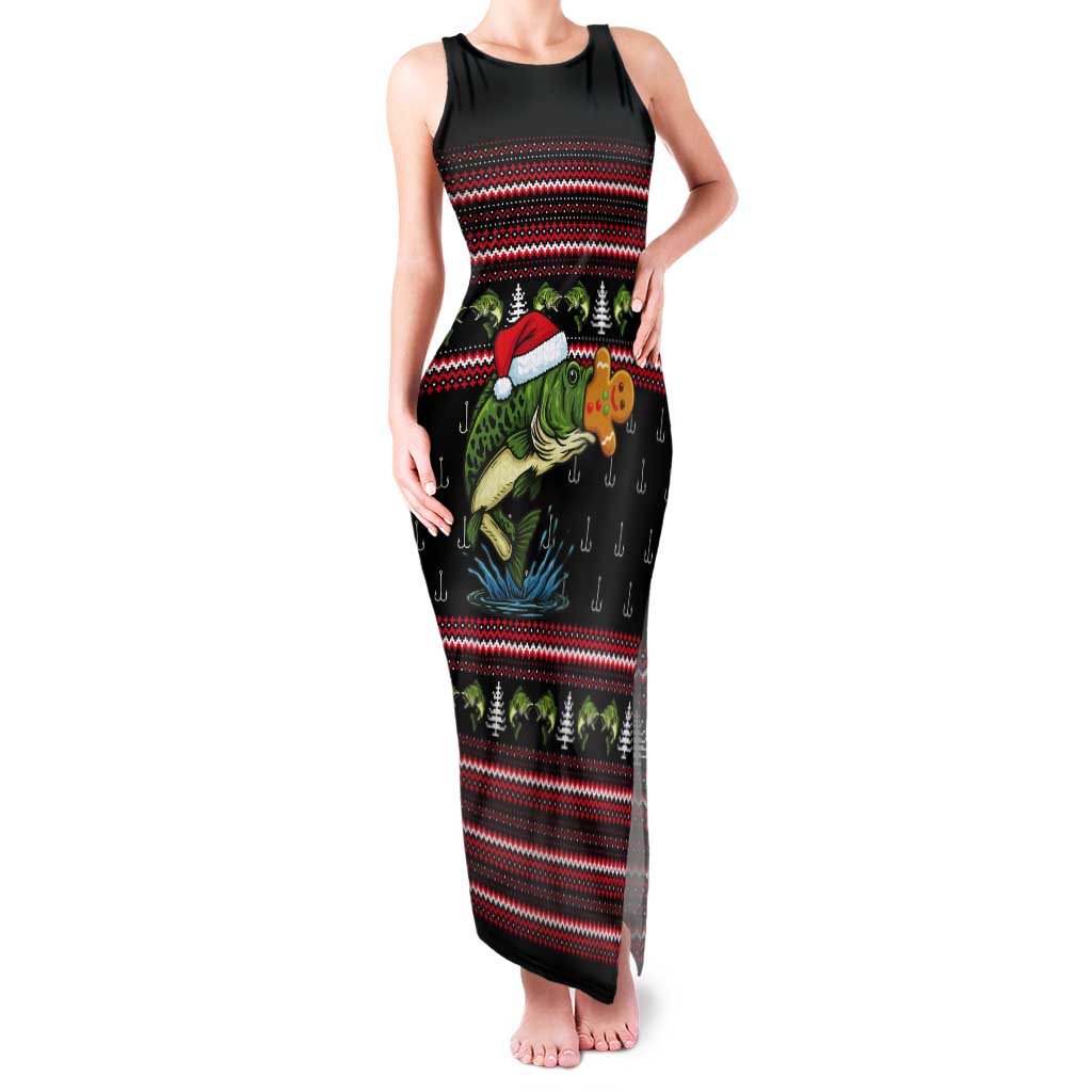 Merry Fishmas Christmas Tank Maxi Dress Xmas Holiday Patterns - Wonder Print Shop