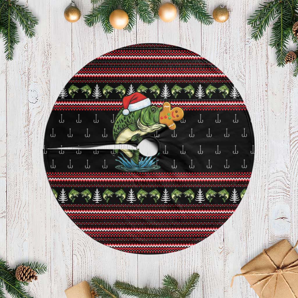 Merry Fishmas Christmas Tree Skirt Xmas Holiday Patterns - Wonder Print Shop