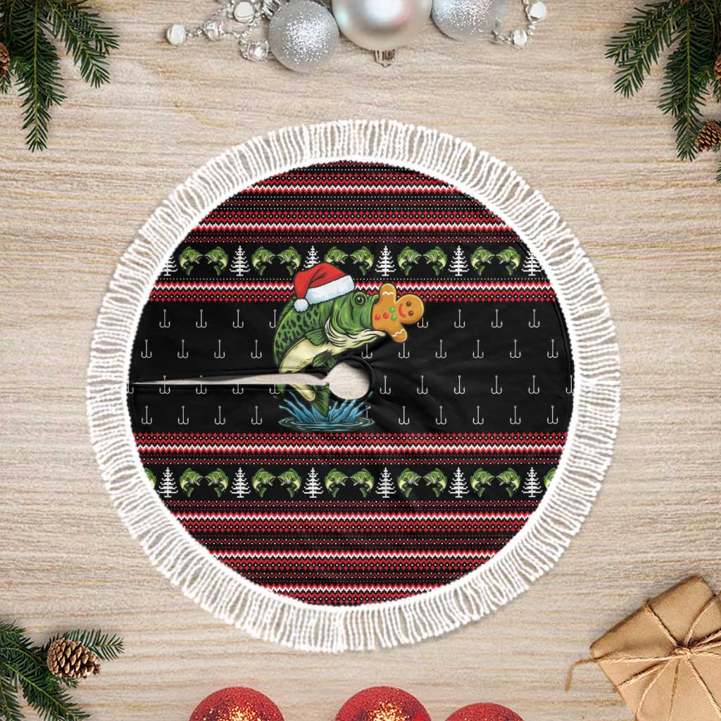 Merry Fishmas Christmas Tree Skirt Xmas Holiday Patterns - Wonder Print Shop