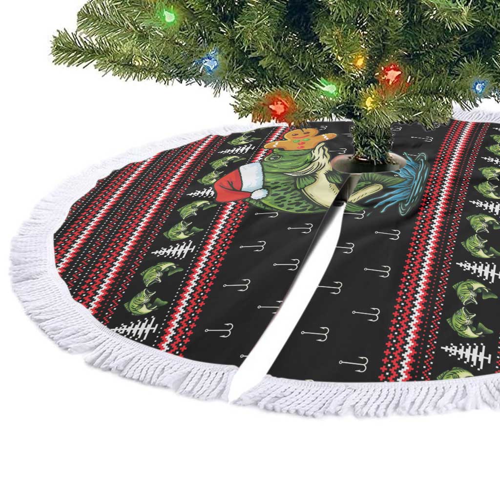 Merry Fishmas Christmas Tree Skirt Xmas Holiday Patterns - Wonder Print Shop