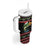 Merry Fishmas Christmas Tumbler With Handle Xmas Holiday Patterns - Wonder Print Shop