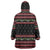 Merry Fishmas Christmas Wearable Blanket Hoodie Xmas Holiday Patterns - Wonder Print Shop