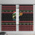 Merry Fishmas Christmas Window Curtain Xmas Holiday Patterns - Wonder Print Shop