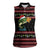 Merry Fishmas Christmas Women Sleeveless Polo Shirt Xmas Holiday Patterns - Wonder Print Shop