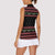 Merry Fishmas Christmas Women Sleeveless Polo Shirt Xmas Holiday Patterns - Wonder Print Shop