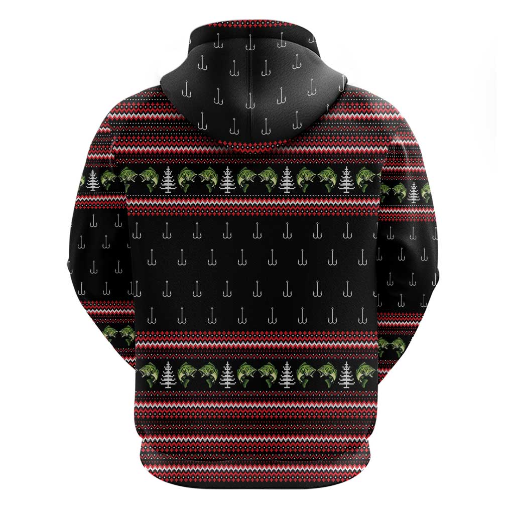 Merry Fishmas Christmas Zip Hoodie Xmas Holiday Patterns - Wonder Print Shop