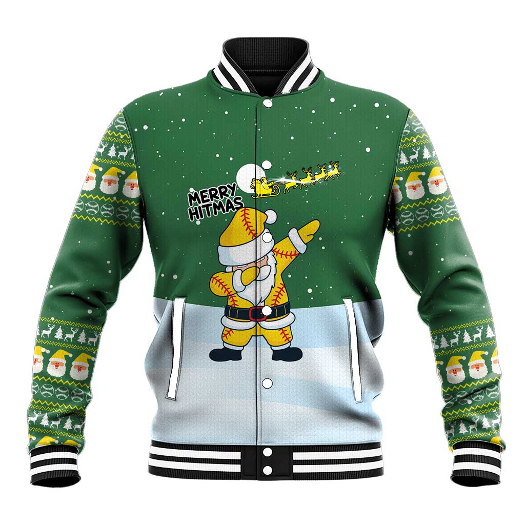Merry Hitsmas Christmas Yall Christmas Baseball Jacket Xmas Holiday Patterns - Wonder Print Shop